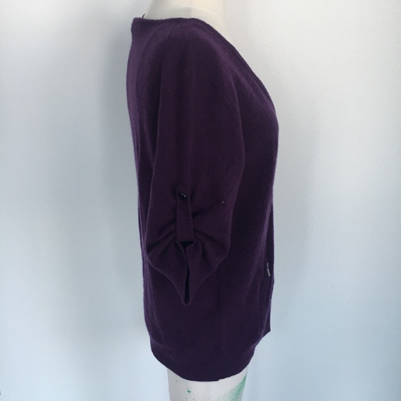 BCBC MaxAzria Zipper Sweater - 100% Cashmere - Picture 4 of 8